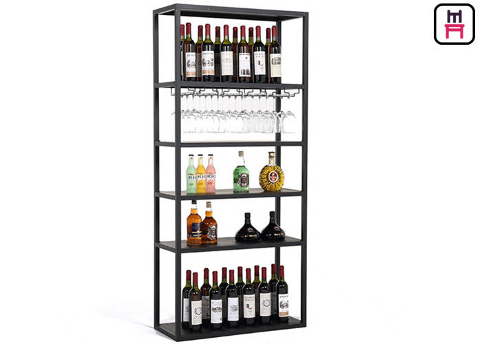 Custom Size Metal Material Wine Rack Shelf Rustic Chic Style For Custom Size Metal Material Wine Rack Shelf Rustic Chic Style For Restaurant Bar
