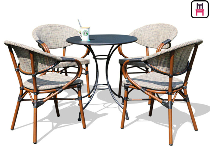 Backyard Patio Furniture Round Square Outdoor Dining Table With
