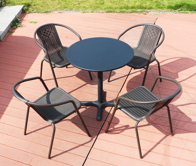 Square Round Outdoor Restaurant Tables Carbon Steel Weatherproof Patio Square Round Outdoor Restaurant Tables Carbon Steel Weatherproof Patio