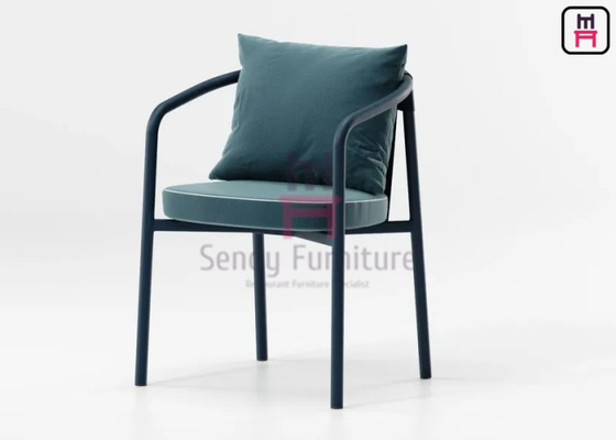 Buy Aluminum Frame Patio Arm Chair For Outdoor Use With Cushion online manufacture