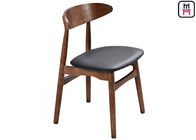 Hans Wegner for Carl Hansen & Son Wood Restaurant Chairs Ash Wood Leather Seater Armless Chair
