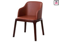 Grace Arm Chair Padded Wood Restaurant Chairs Modern Furniture With Round Safe Corner