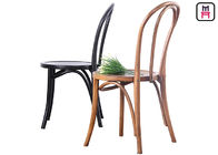 Rustic Style Vienna Walnut Bentwood Cafe Chairs For Hotel / Office / Home