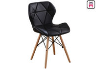 Plastic Canteen Chairs Leather Seats Armchair , Eames Plastic Chair Replica