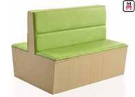 2 Channles Upholstery Fast Food Booth Seating , Upholstered Banquette Seating