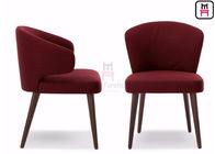 Upholstered Velvet Armrests  Wooden Dining Chairs With Gold Electroplating Feet