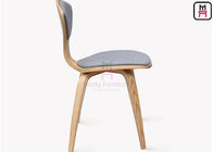Triangle Wood Wood Restaurant Chairs , Back Upholstered Armless Dining Chair