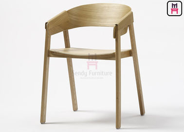 Buy Upholstered Seater Wood Restaurant Chairs Black Color With Bowed Backrest online manufacture