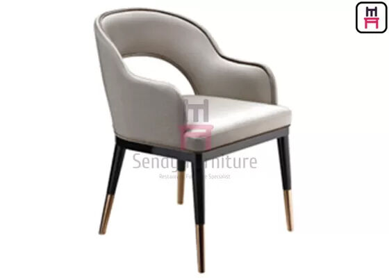 Buy Solid Wood Restaurant Chairs with Slatted Back and Custom Color Options for Elegant Dining Spaces online manufacture