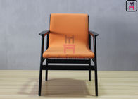Indoor Upholstered Restaurant Chairs , Wood And Upholstered Dining Chairs Durable
