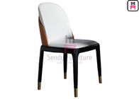 Modern Ash Wood Restaurant Chairs H87cm Dual Color Backrest With Solid Frame
