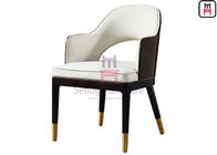Indoor Open Back Upholstered Restaurant Chairs with Maple Veneer Backrest