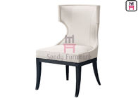 Durable Metal Frame Leather Upholstered Commercial Dining Chair