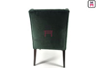 Tufted Metal Frame Restaurant Dining Room Chairs Velvet Upholstery For Hotel