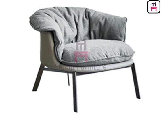 Buy Upholstered Unfolder 0.6cbm Metal Base Sofa Chair Height 45cm online manufacture
