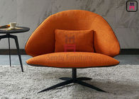 0.8cbm Cashmere Upholstered Leisure Chair 4 Spoke