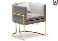 0.42cbm Restaurant Dining Chair Velvet Upholstered Low Back