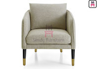 Wood 0.5cbm Fabric Upholstered Easy Chair 64*60*76cm