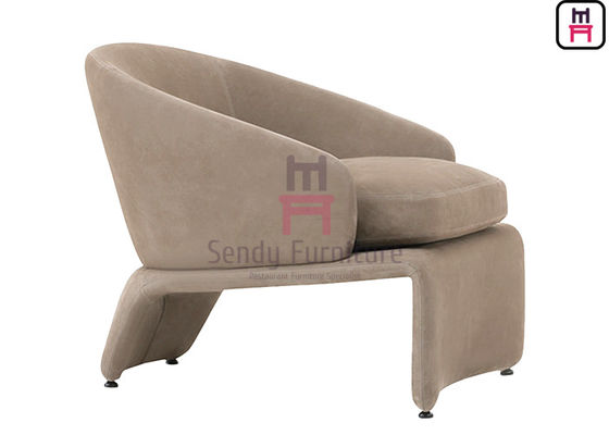 Buy Fabric Plywood Brass Feet 0.8cbm Upholstered Sofa Chair online manufacture