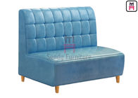 3.5feet 0.8cbm Upholstered Booth Seating Sqaured Stitching Back