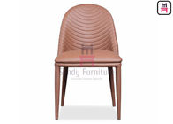Fully Upholstered PU Leather Restaurant Dining Chair 0.33cbm Metal