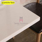 Waterproof Quartz Stone Restaurant Table Top Material 2ft By 2ft