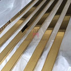 Brushed Gold Electroplating Furniture Color Palette SS 2.7m
