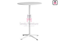 2ft HDF Round Shape High Table with Aluminum 4-star Base / Steel Tube
