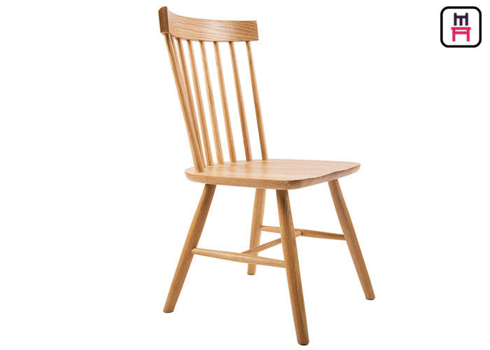 Walnut Window Back Wood Restaurant Chairs Solid Wood American Windsor Chair