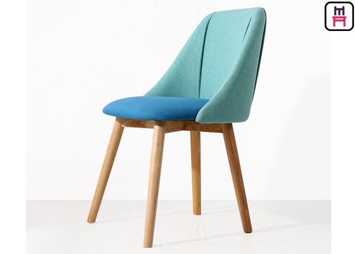 Nordic Upholstered Dining Room Chairs 6cm Plump Seater With High