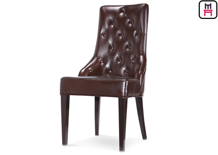 Wing Back Standard Banquet Chairs Button Decoration ...