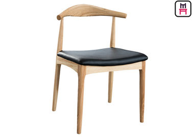 Comfortable Commerical Wood And Upholstered Dining Chairs With Custom Color