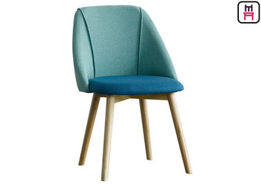 Nordic Upholstered Dining Room Chairs 6cm Plump Seater With High-Density Sponge