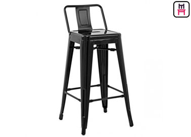 Tolix Metal Chairs Restaurant Bar Stools Industrial Style Indoor / Outdoor