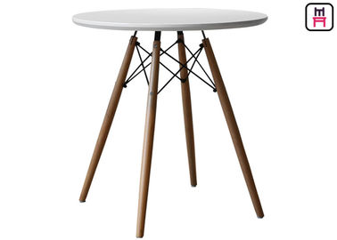 Round Eames Molded Plywood Coffee Table , MDF Dining Table Top Beech Wood