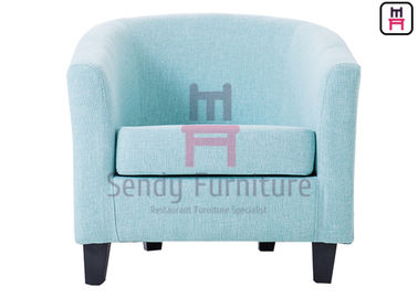 Leather / Fabric Upholstered Restaurant Booth Sofa High Density Foam For Restaurant