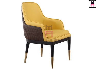 High Back Wooden Dining Room Chairs Dual Color Luxury Oversize For Hotel / VIP Room
