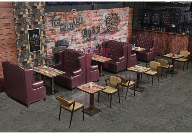 High Back Luxury Clical Commercial Booth Seating With Armrest High Back Luxury Clical Commercial Booth Seating With Armrest On Design