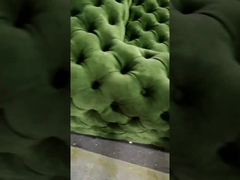 Chester Leather Tufted Restaurant Sofa Set Five Star Hotel Lobby Application