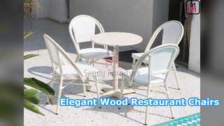 Wood Restaurant Chairs: Stylish & Durable Dining Furniture