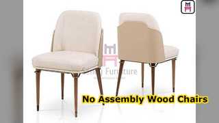 No Assembly Wood Restaurant Chairs